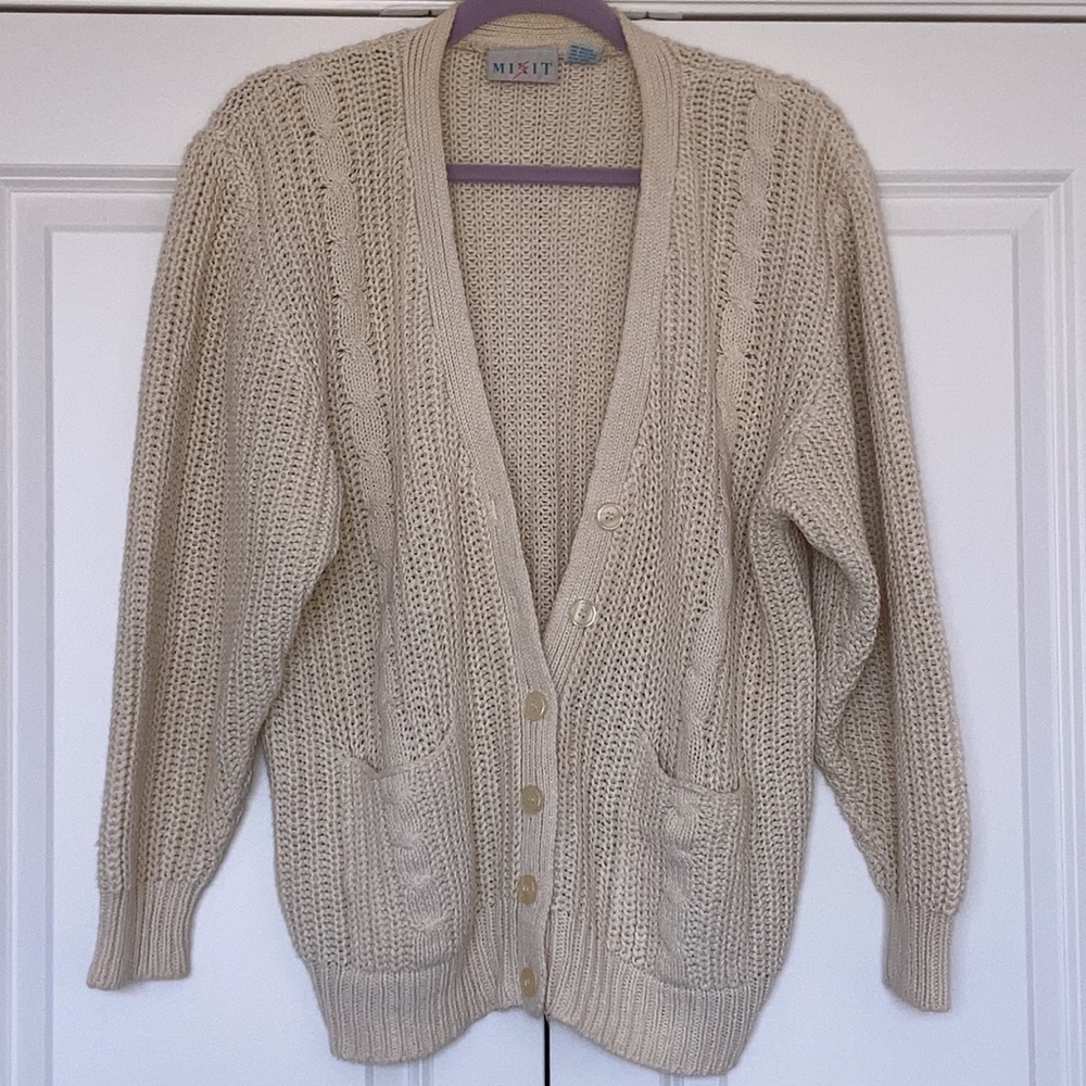 UEC Mix It Cardigan Beige Size L